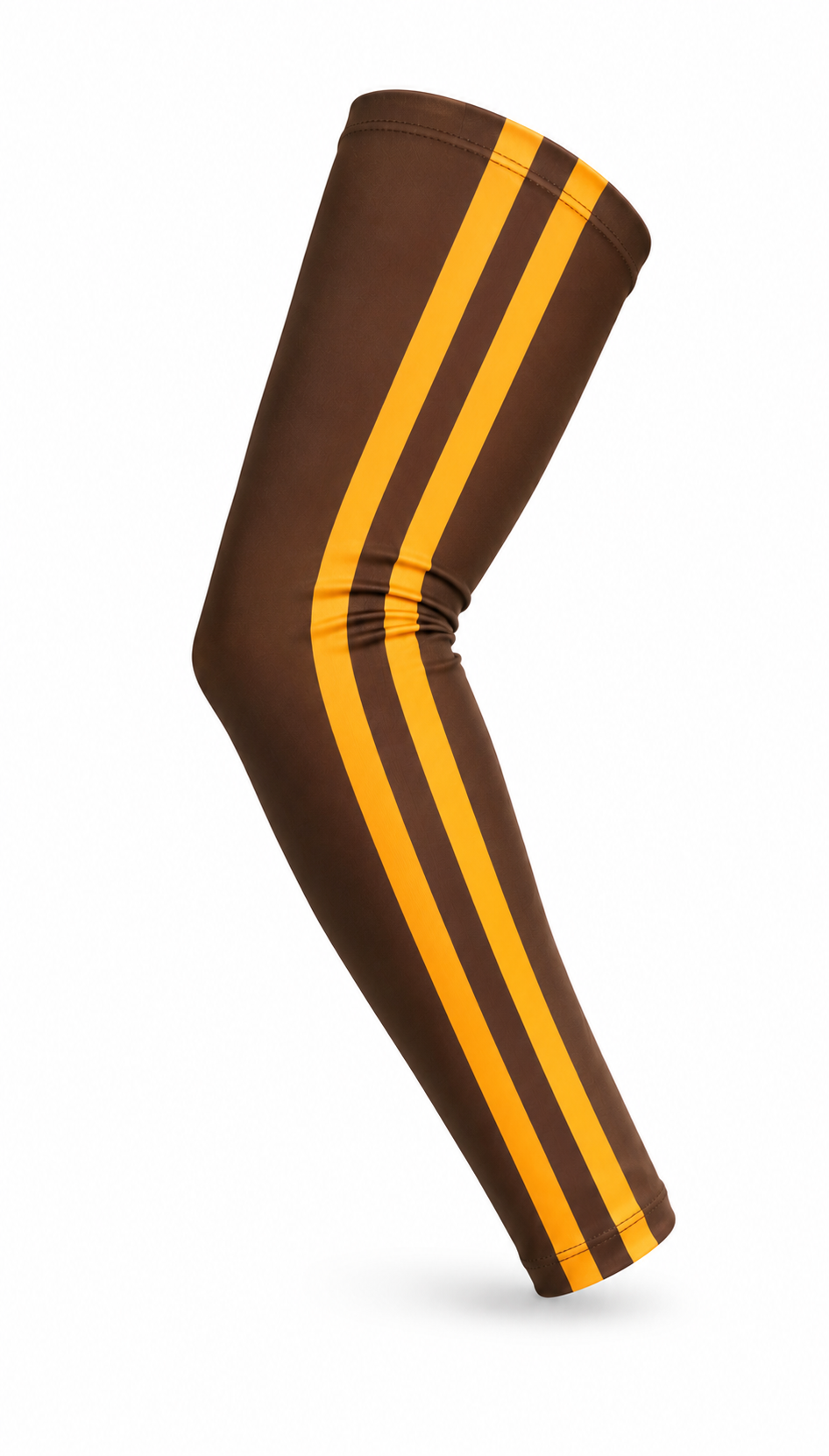 Brown & Gold Stripe arm sleeve